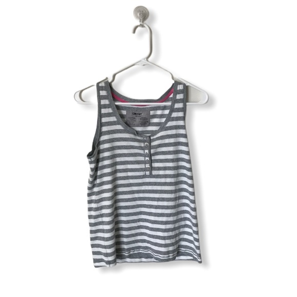 ❤️5 for $20❤️DKNY Striped Button Down Tank